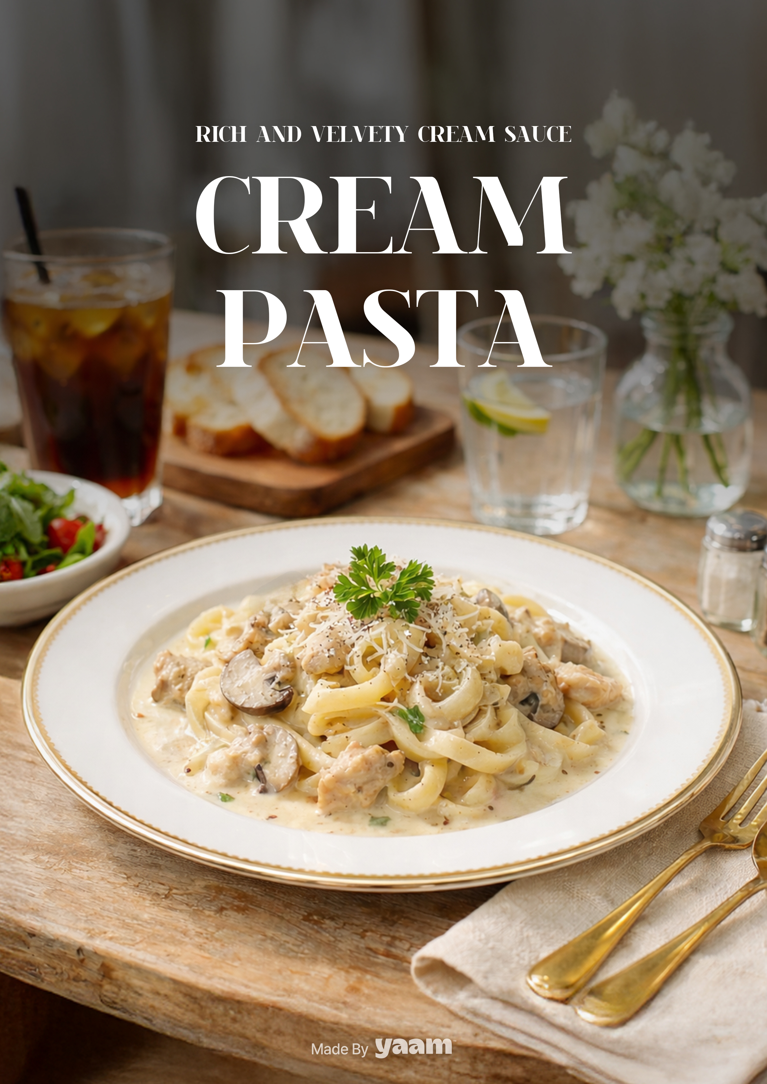 크림파스타 디자인