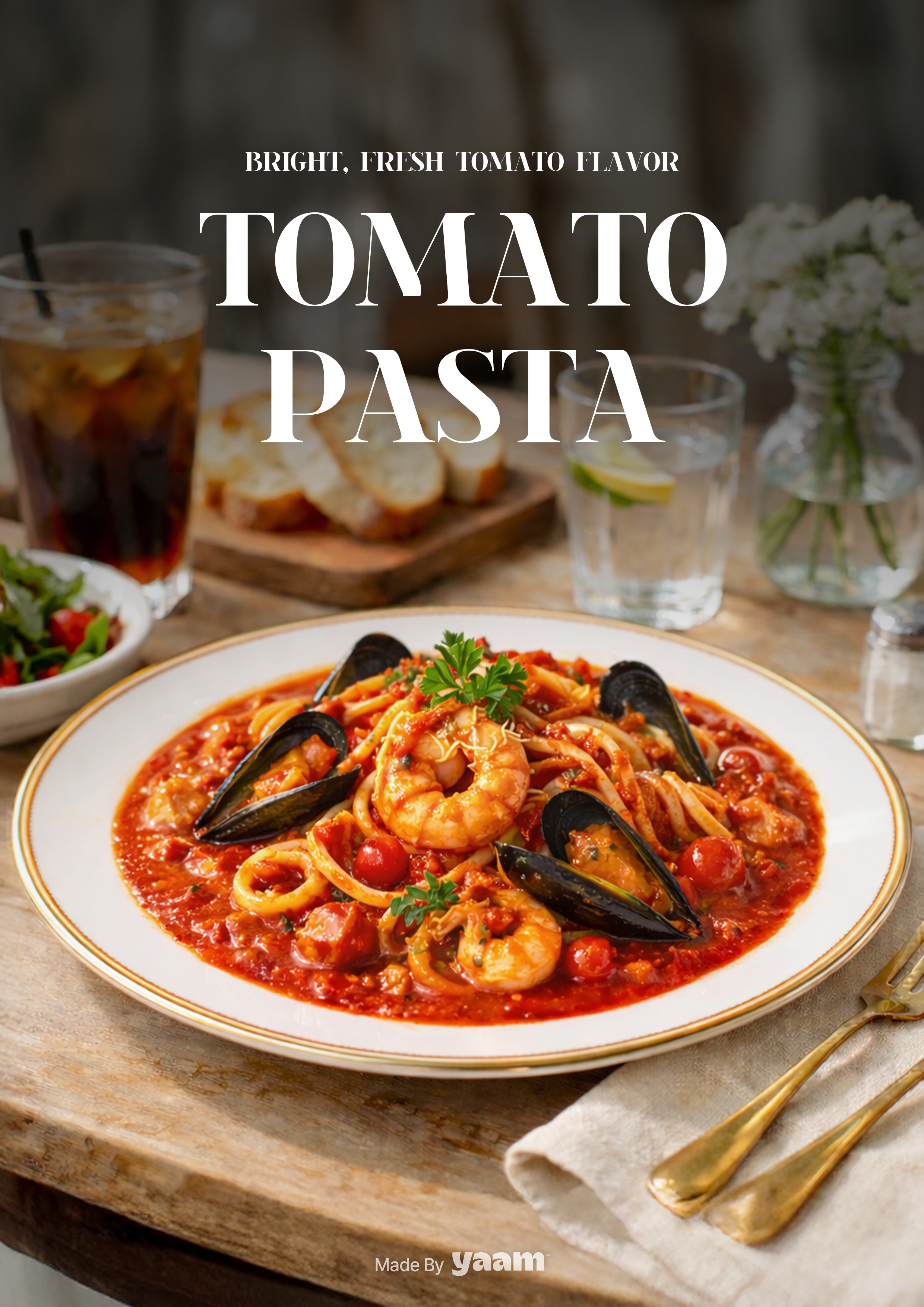 토마토 파스타 디자인